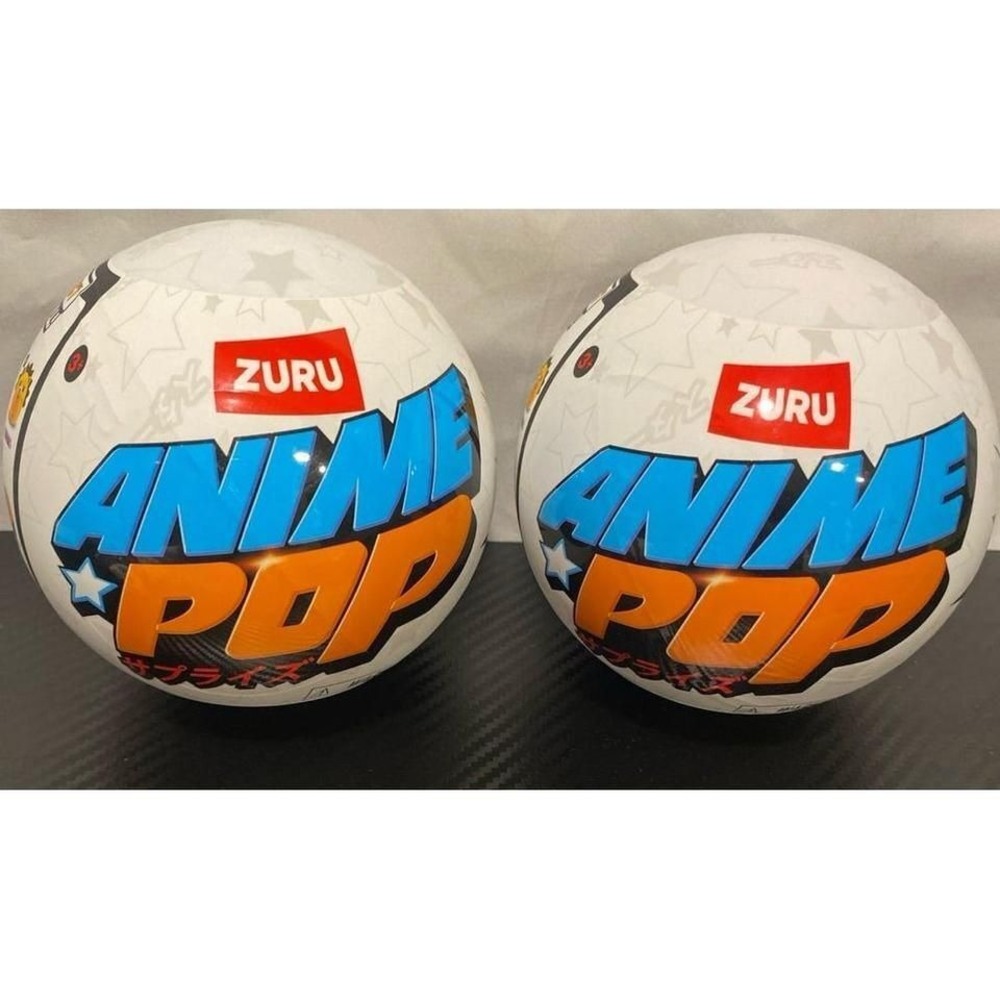 Brand New Zuru Anime Pop Soft Toys Unopened‎ Mystery Plush Balls x2